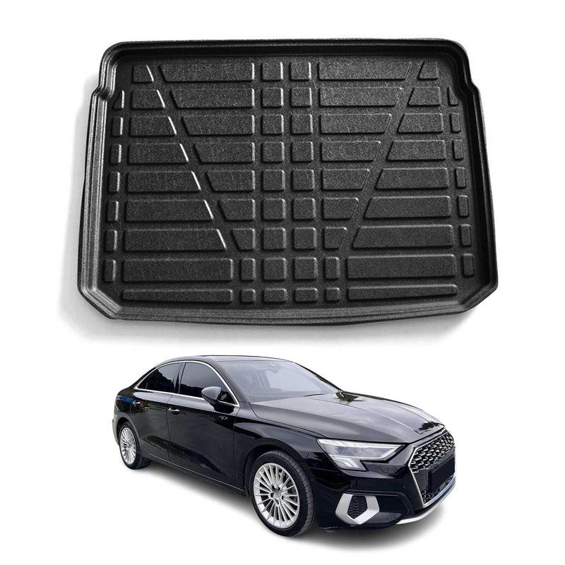 Tapis de coffre pour Audi A3 8YA Sportback 2020-2025 caoutchouc TPE Noir