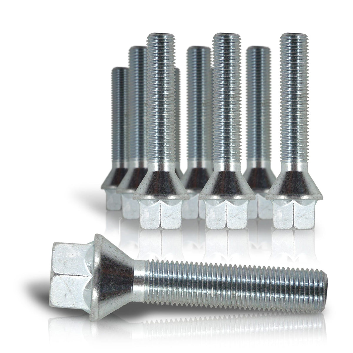 JOM Boulons de Roue Conique M12x1,5 27mm (10 St)