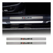 Protection Seuils de porte intérieur pour Audi A6 C7 2011-2018 inox chromé 2Pcs