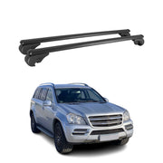Barres de toit Transversales pour Mercedes GL X164 2006-2012 Aluminium Noir