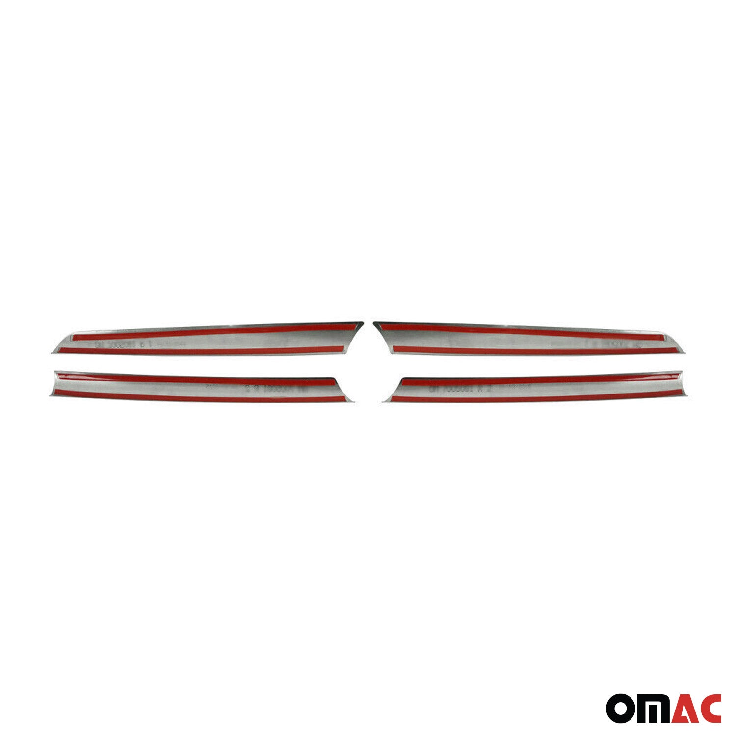 Moulure de Grille de Calandre pour Toyota RAV4 2006-2009 Chromé 4Pcs