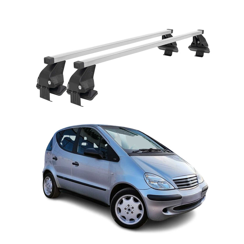 Barres de toit transversales pour Mercedes Classe A W168 1997-2004 Gris