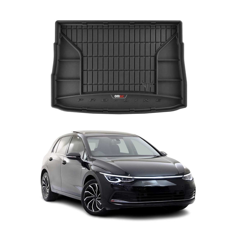 Tapis de Coffre pour VW Golf 2019-2022 TPE Noir