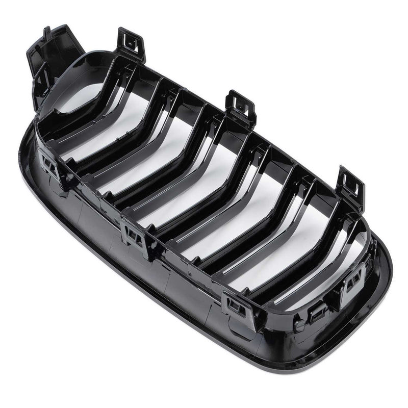 Calandre JOM Pare-chocs avant pour BMW Series 3 F30 F31 2011-2019 ABS Noir 1x