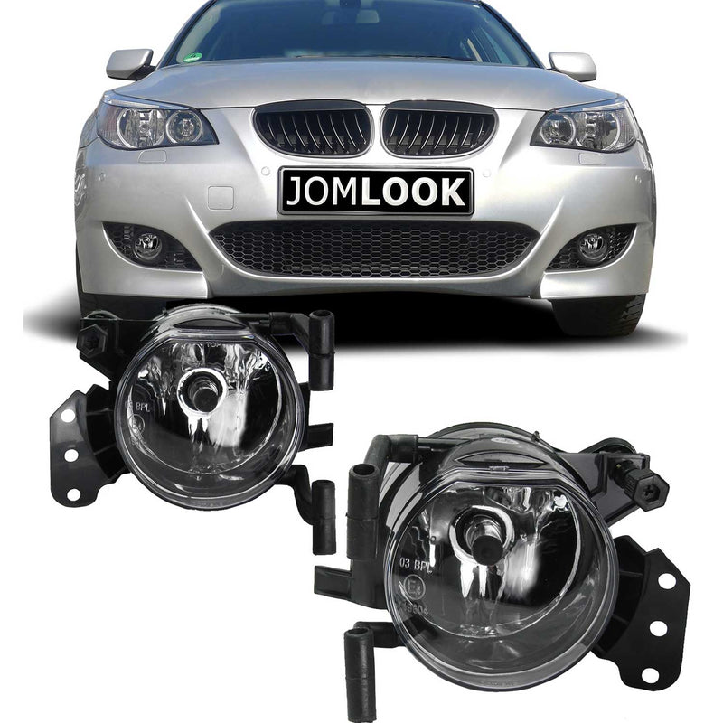 JOM Antibrouillard avec ampoules 9006 pour BMW Series 3 5 E46 E90 E91 E60 E61