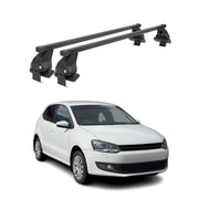 Barres Transversales Menabo pour VW Polo V 2009-2017 5portes Noir