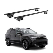 Barres de toit transversales ABE pour Dacia Bigster 2025-2026 Aluminium Noir 2x