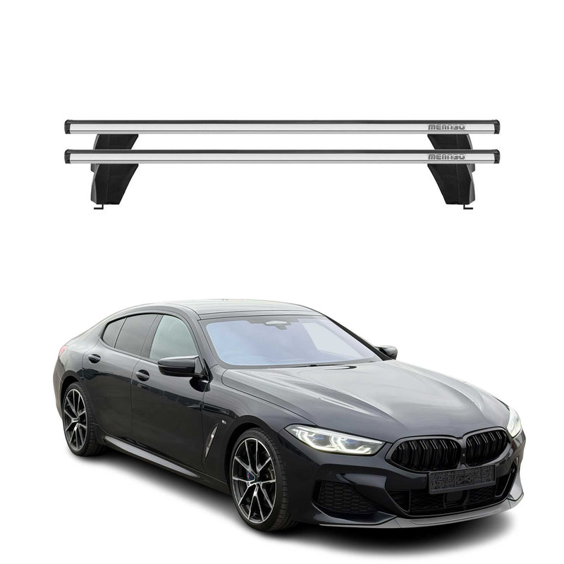 Menabo Barres de transversales pour BMW Série 8 G16 G15 2018-25 Gris 2Pcs