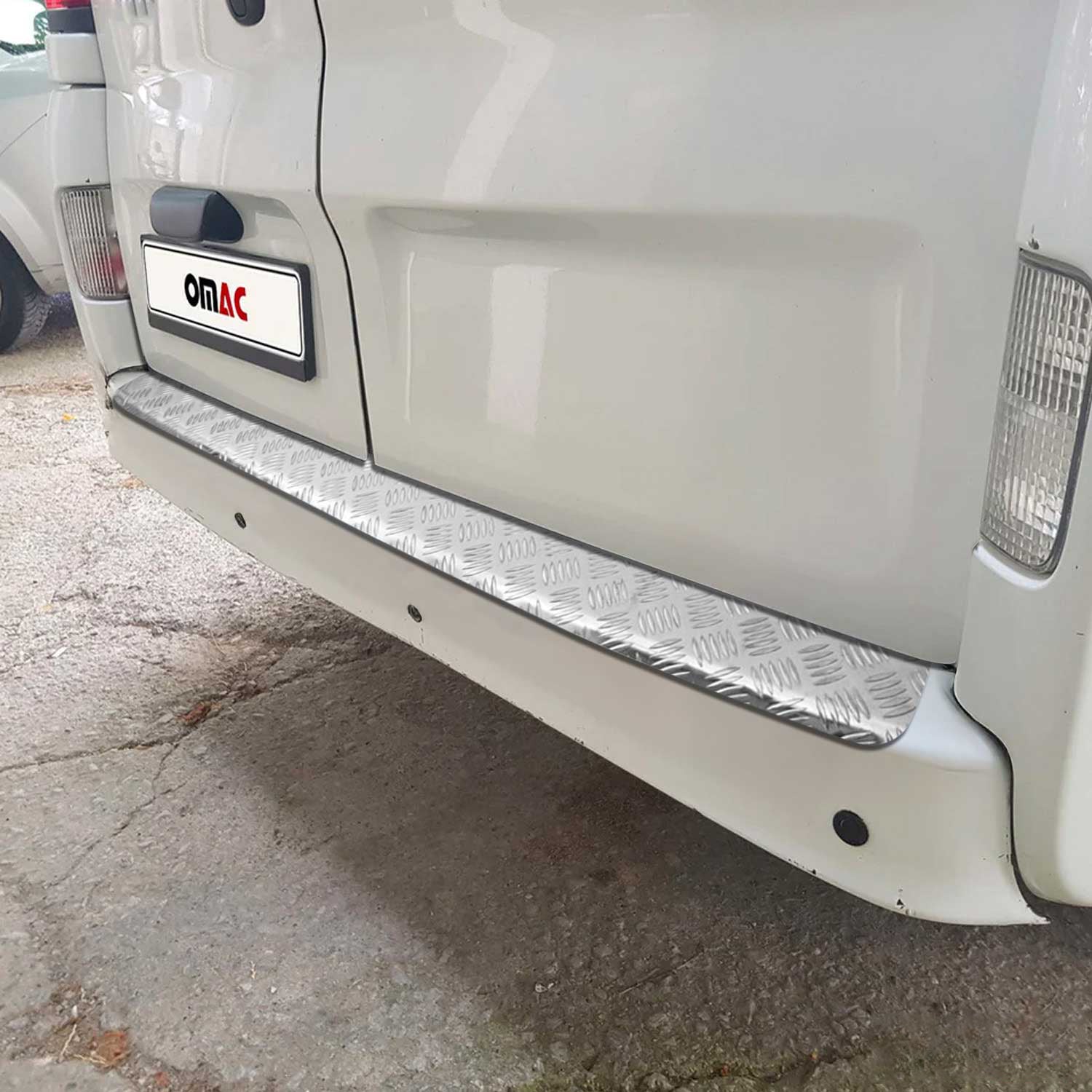 Protection de Pare-Chocs Arrière pour Opel Movano B 2010-2021 Alu Argenté