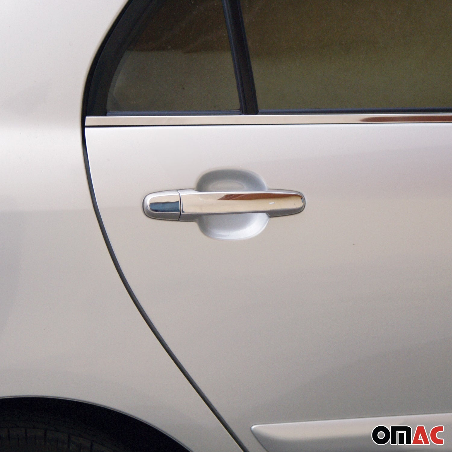 Couverture poignée de porte pour Citroen C1 II 2014-2021 4Portes Acier Inox 8Pcs