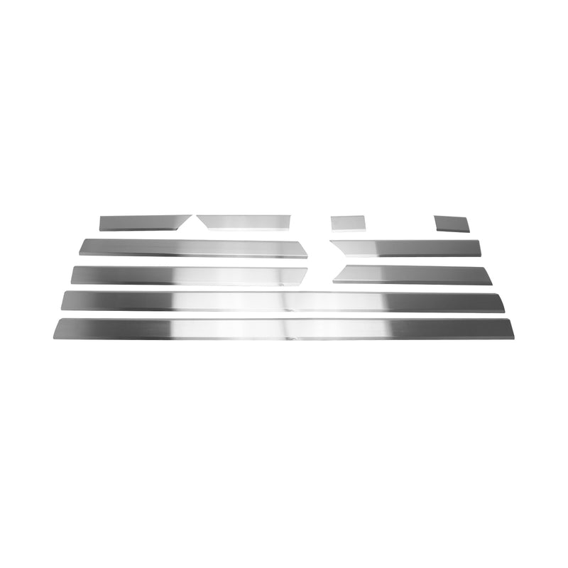 Baguette protection Latérale de porte pour VW Crafter 2006-2017 L2 Chromé Brossé