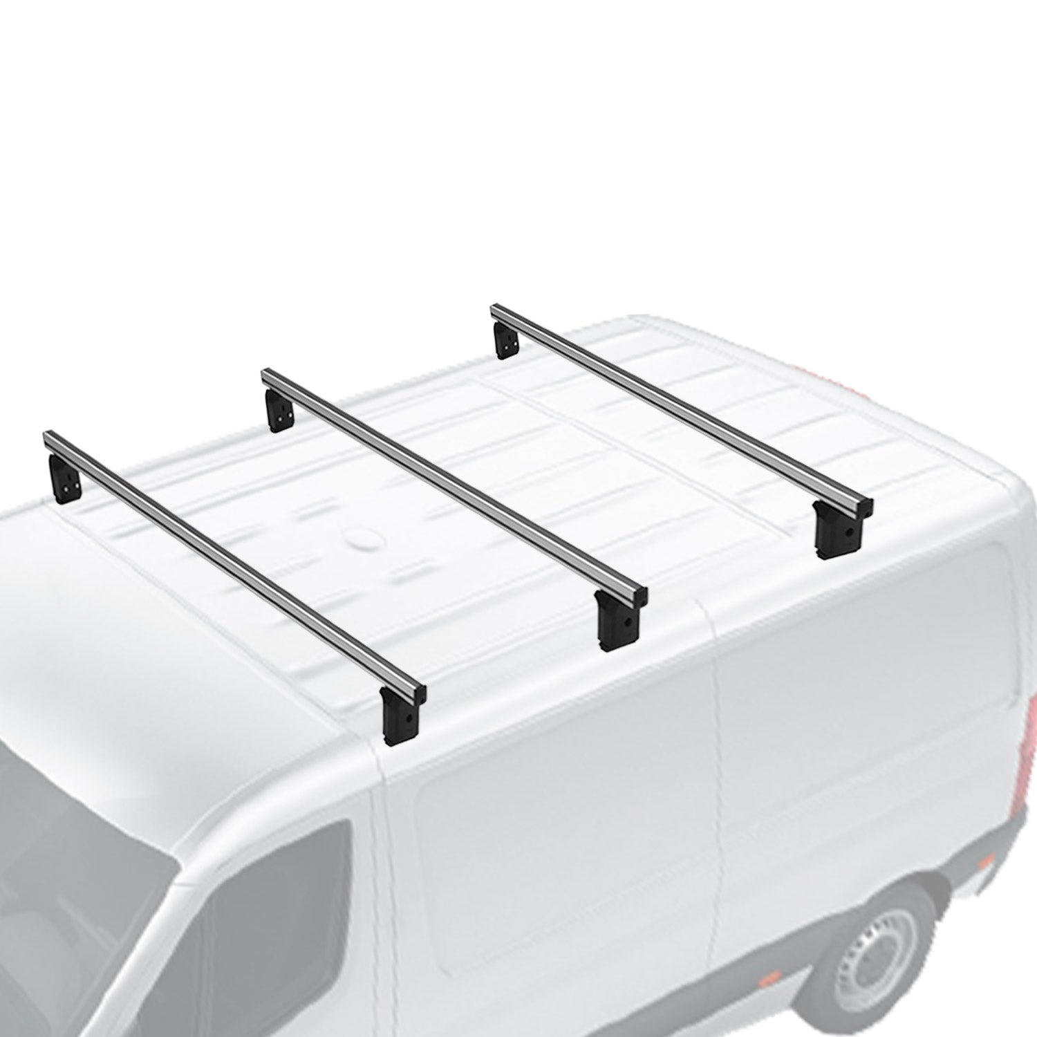 Barres de toit Transversales pour Opel Zafira Life 2019-2026 Aluminium Gris 3x
