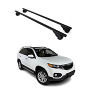Barres de toit Transversales pour Kia Sorento 2009-2015 Fer Noir