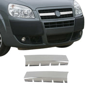 Moulure de Grille de Calandre pour Fiat Doblo 2006-2009 Chromé 2Pcs