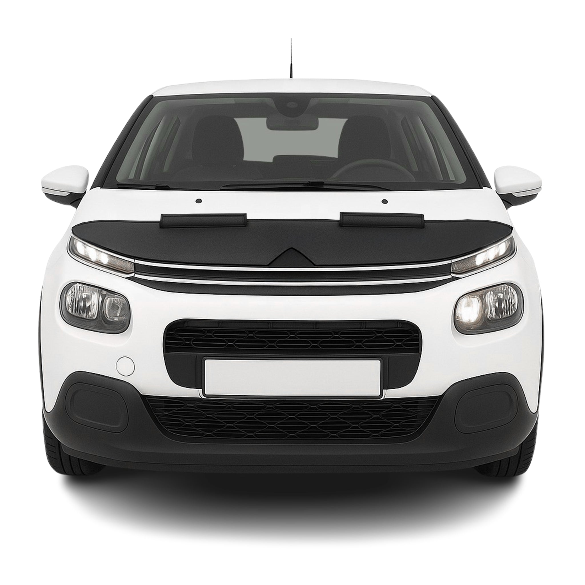 Protège Capot pour Citroen C3 2016-2024 Masque de voiture vinyle Noir