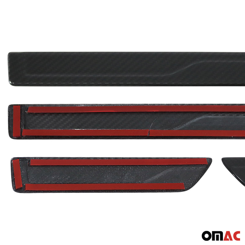Couverture De Seuil De Porte pour Hyundai Elantra SD 2021-2025 Carbone 4 Pcs
