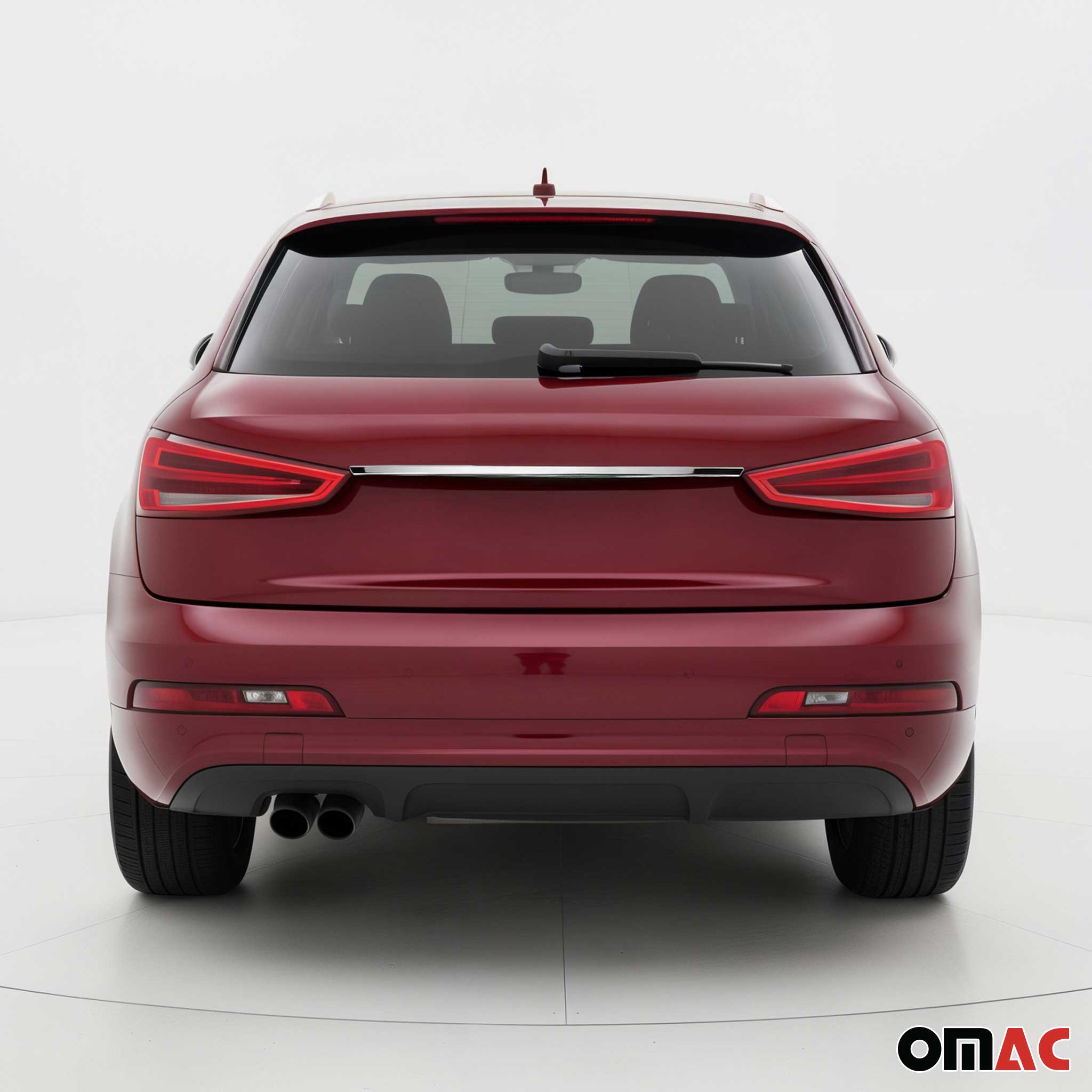 Couvercle de poignée de hayon pour Audi Q3 8U 2011-2018 acier inox Chromé