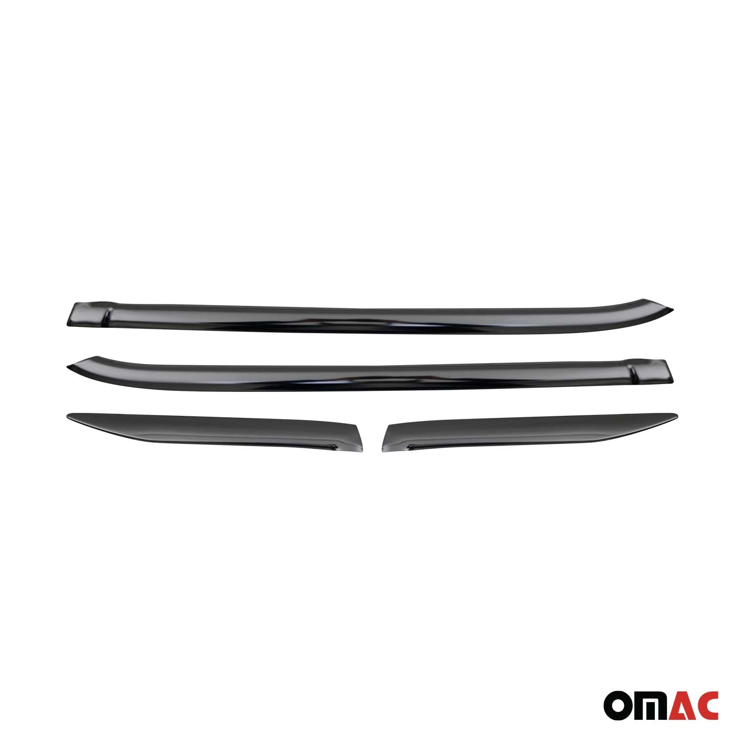 Garniture de Fenêtre pour Mercedes Sprinter 2018-2026 Acier Inox Foncé 4Pcs