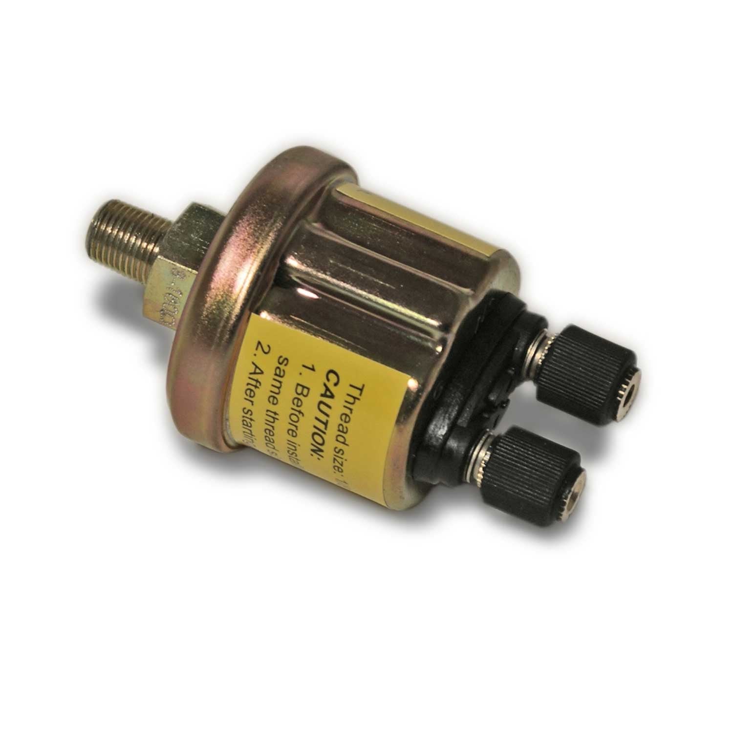 Manomètre pression d'huile Manomètre vintage pression d'huile noir Ø52mm Noir 1x