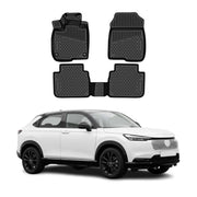 OMAC Tapis de sol pour Honda HR-V III 2021-2026 en caoutchouc TPE Noir 3Pcs