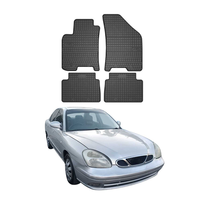 Tapis de Sol pour Daewoo Nubira 2003-2005 OMAC Noir Caoutchouc