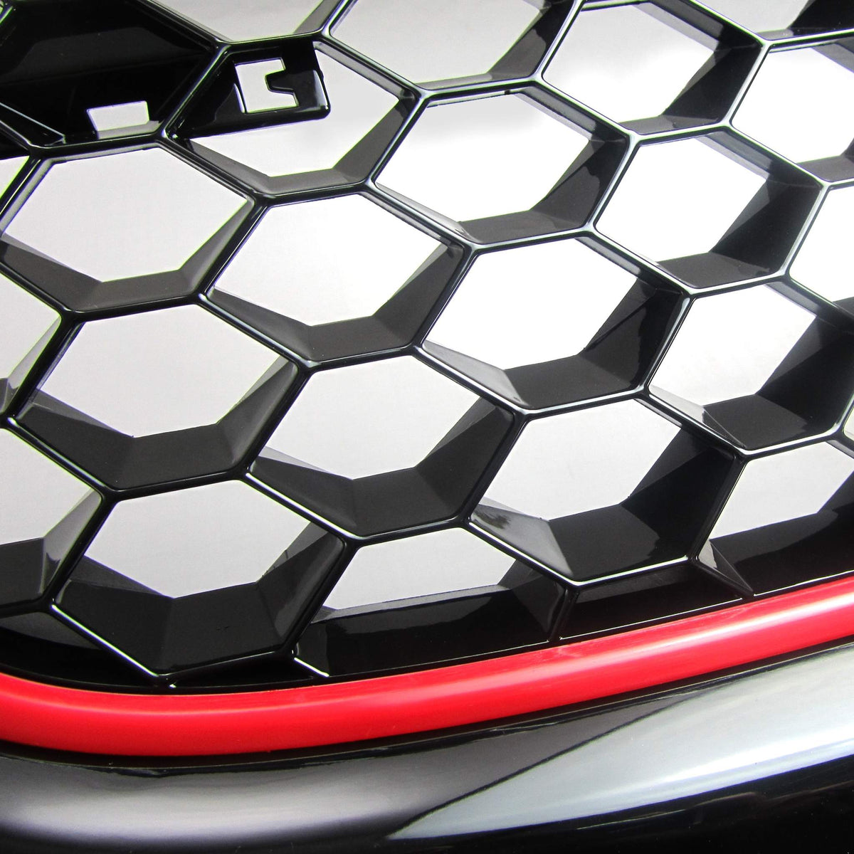 JOM Calandre pour VW Golf 5 Sport-Design Wabengitter ohne Emblem ABS Noir