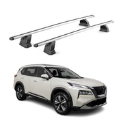 Barres de toit transversales Alu pour Nissan X-Trail IV T33 2021-2026 Gris 2Pcs