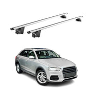 Barres de toit transversales pour Audi Q3 8U 2011-2018 Alu Gris Argenté 2x ABE