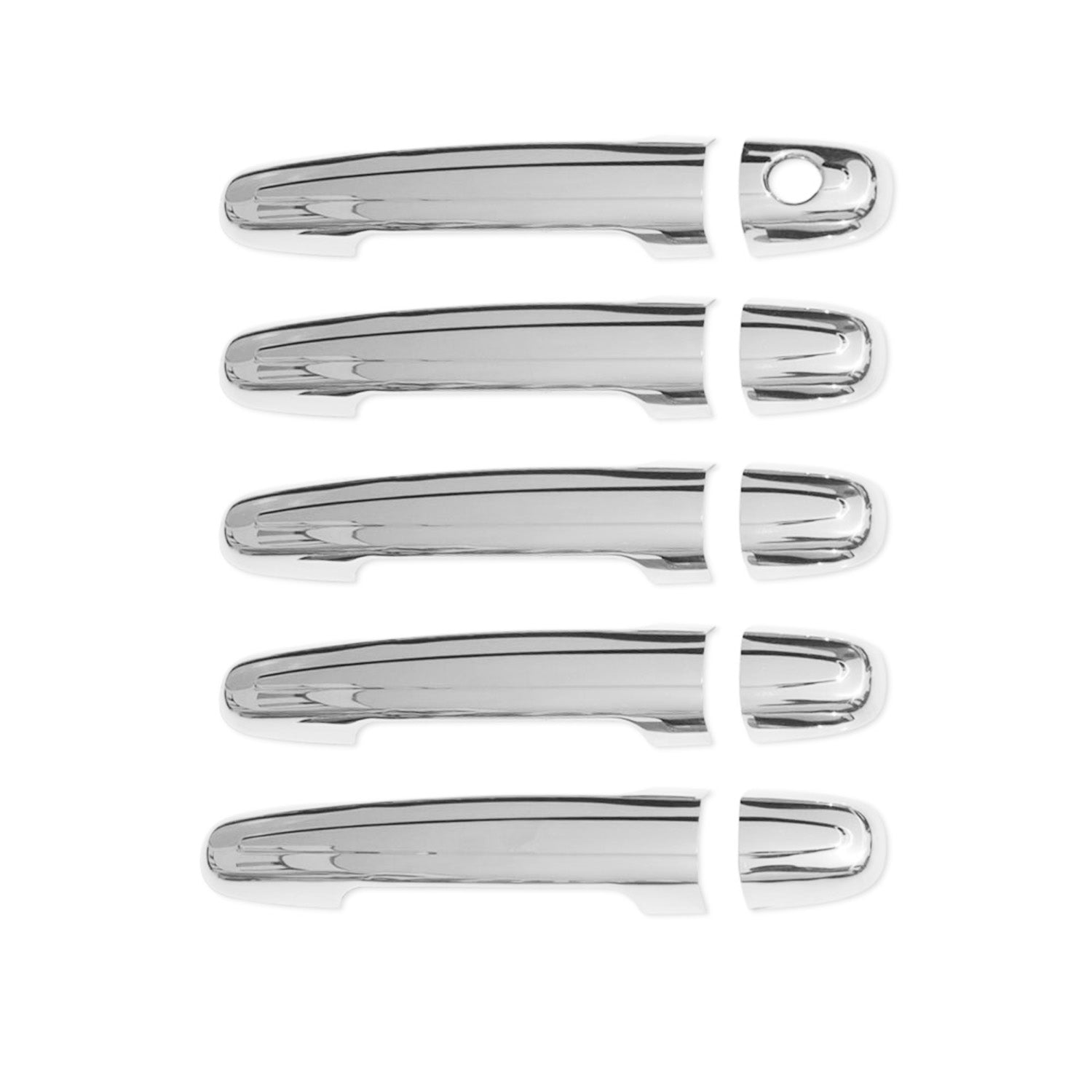 Couverture de poignée de porte pour Toyota RAV4 2006-2012 en Acier Inox 10Pcs