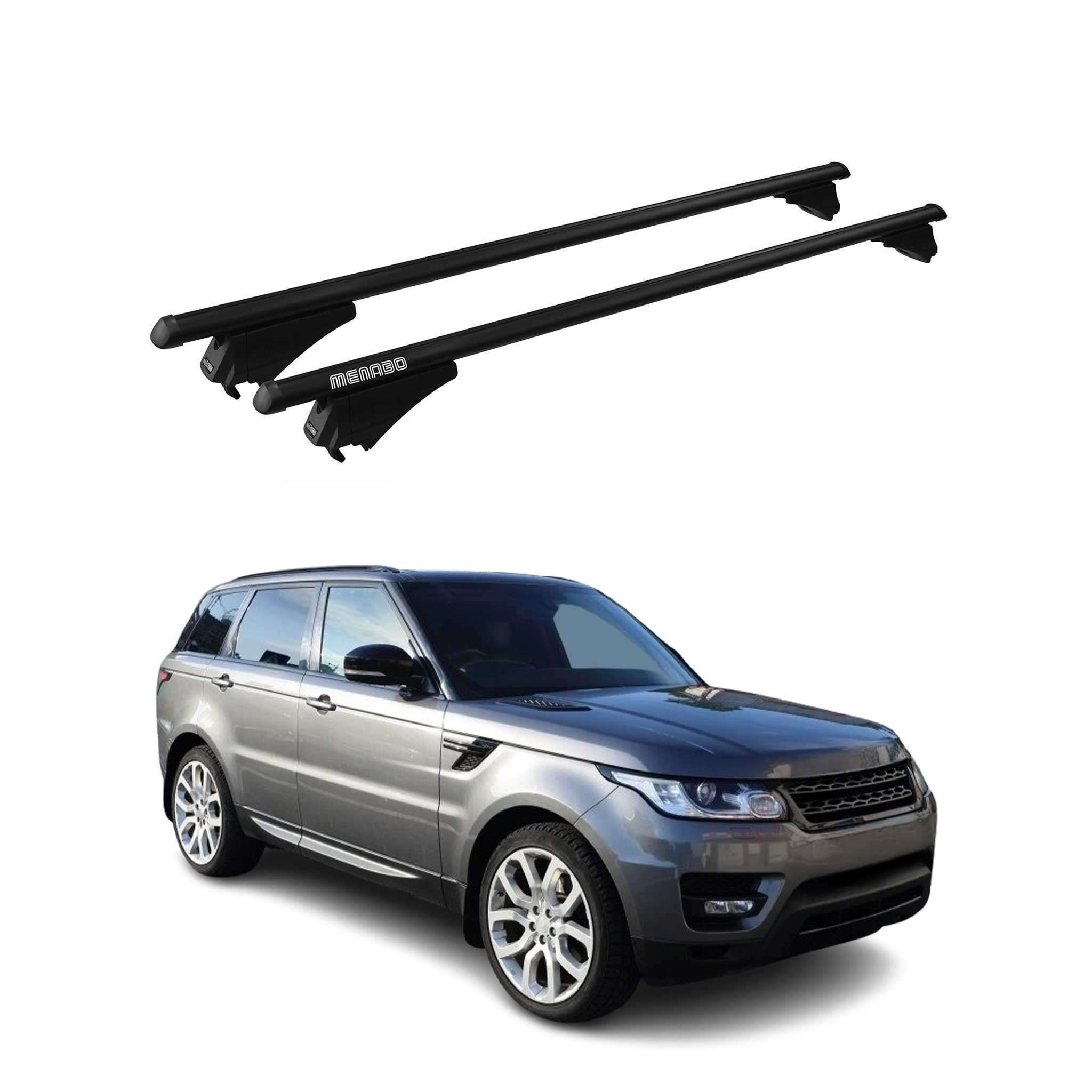 Tiger Barres de toit transversales pour Range Rover 2 Sport 2014-2019 Noir
