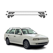 Barres de toit transversales pour VW Parati 1994-2013 90kg Alu Gris 2x