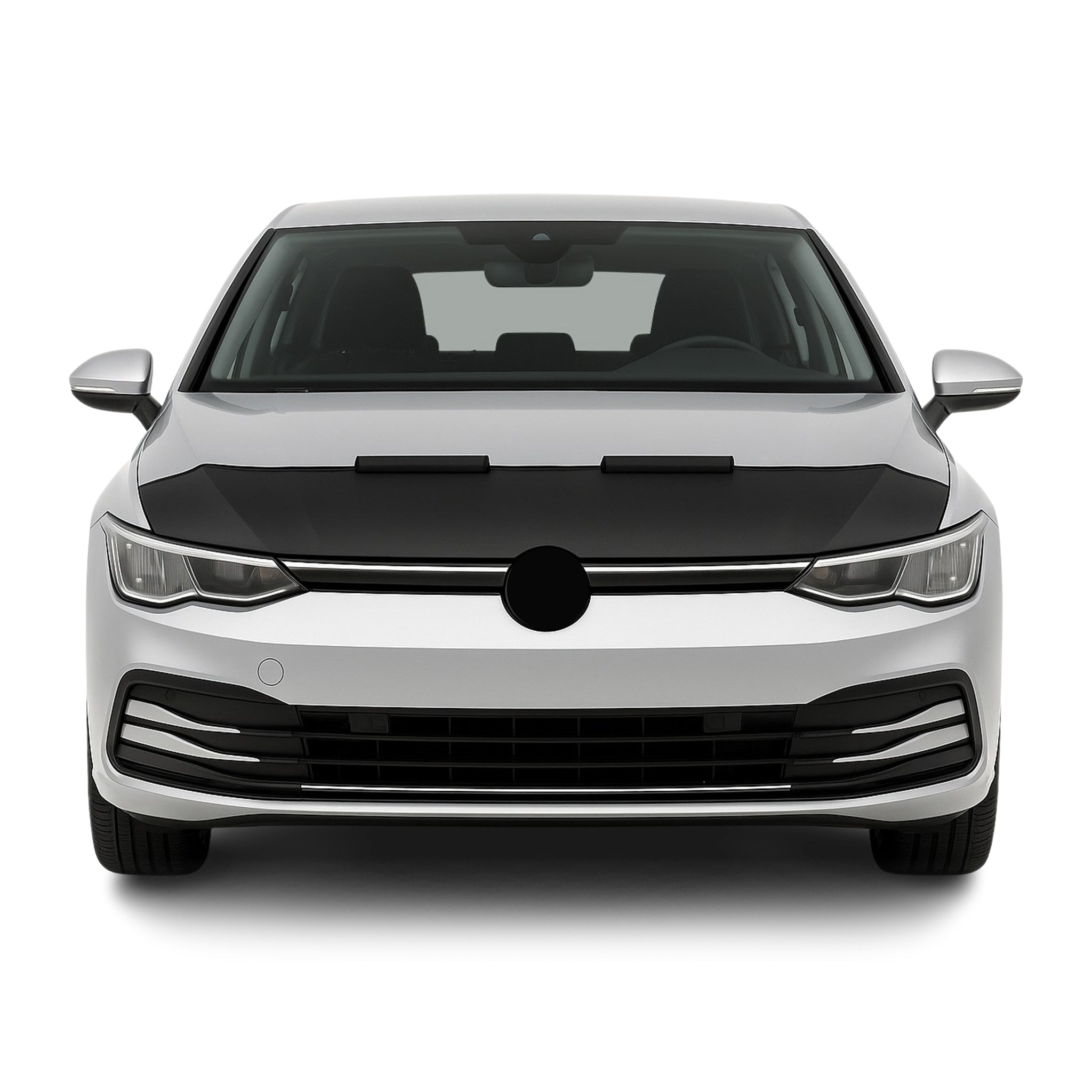 Bra de Capot pour VW Golf mk8HB 3Portes 2019-2026 en vinyle noir