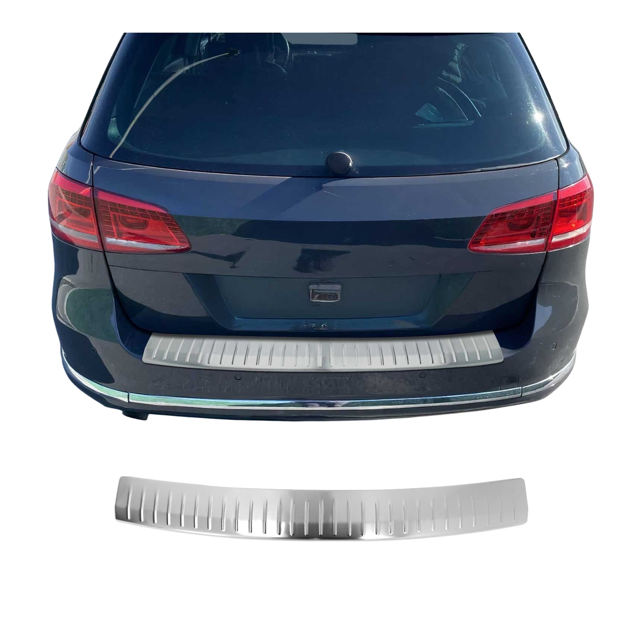 Protection de Pare-Chocs pour VW Passat B7 Break 2010-2014 Inox brossée