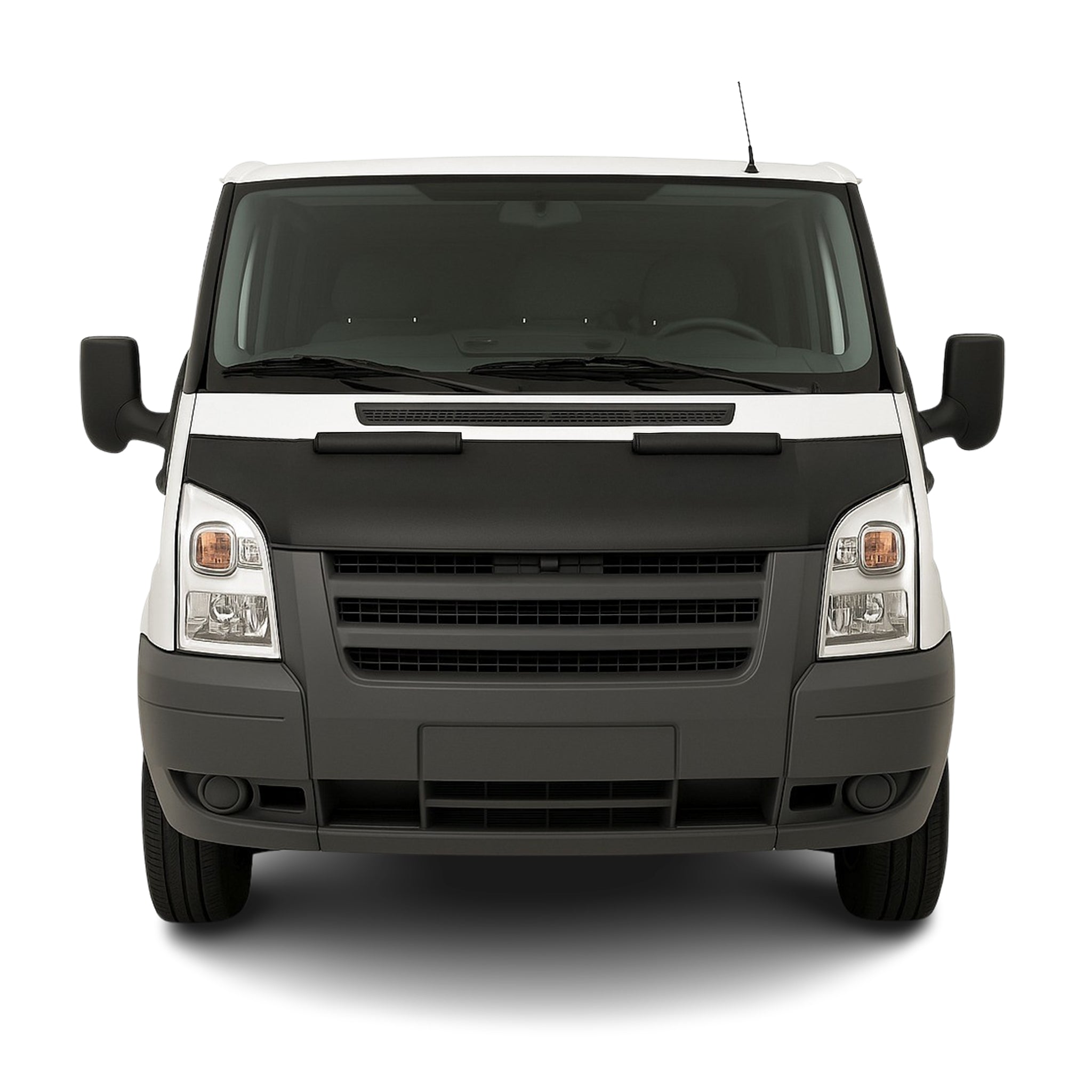 Protège Capot pour Ford Transit 2000-2006 Masque de voiture vinyle Noir