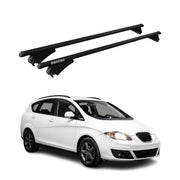 Tiger Barres de toit transversales pour Seat Altea XL 2009-2015 Noir