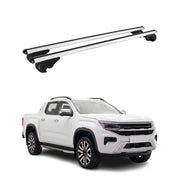 Barres de toit Transversales pour VW Amarok II 2023-2026 TÜV Aluminium Gris 2Pcs