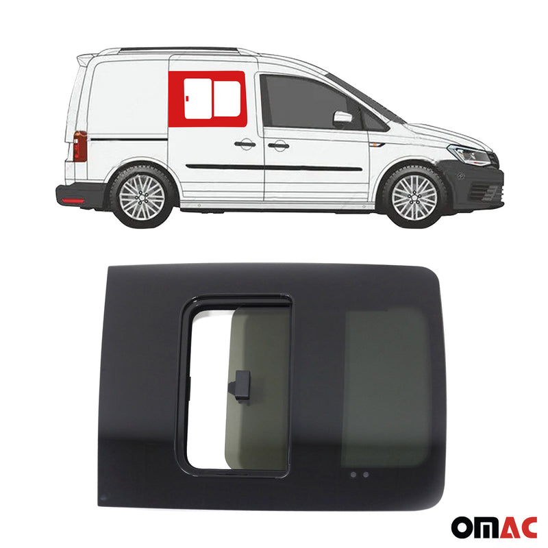 Vitre de Porte pour VW Caddy 2003-2020 L1 Avant Droit Fenêtre coulissante