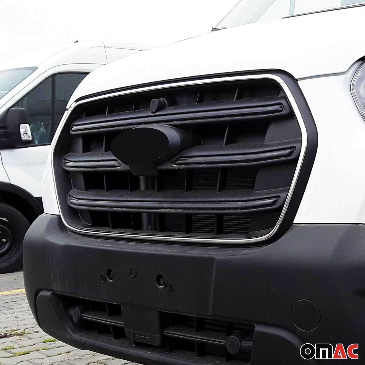 Moulure de Grille de Calandre pour Ford Transit 2018-2026 Chromé 4Pcs