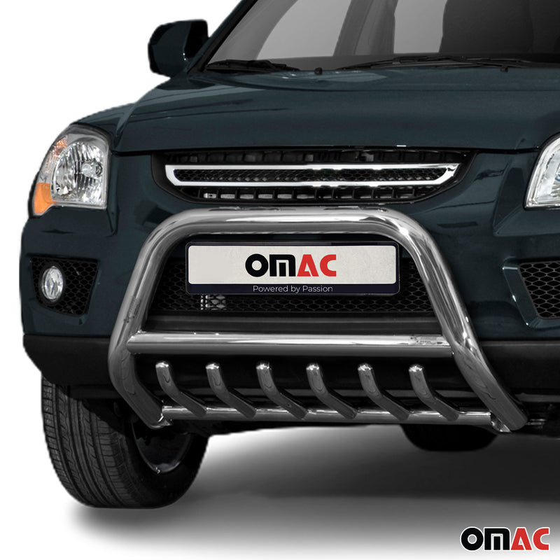 Pare-Buffle Avant Pour Kia Sportage 2008-2010 en Acier Inoxy Argent