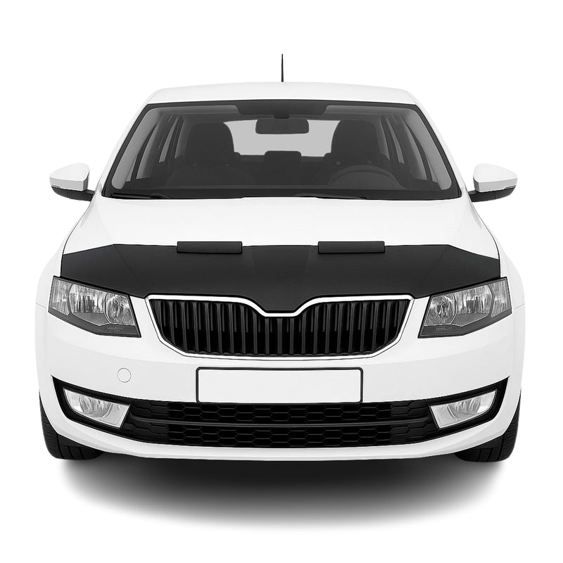 Protège Capot pour Skoda Octavia 2012-2020 Masque de voiture vinyle Noir