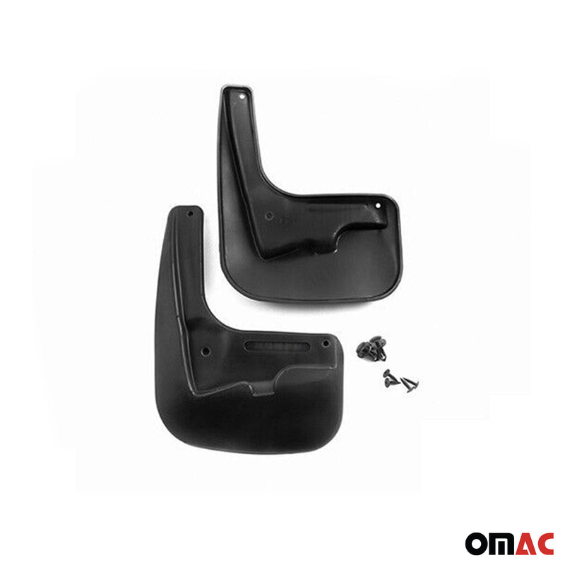 Bavettes Garde Boue pour Peugeot 208 2012-2019 Avant et Arrière Noir 4Pcs