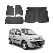 Kit Tapis de sol et coffre pour Renault Kangoo 2016-2021 TPE Noir