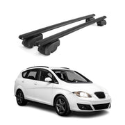 Barres de toit Transversales pour Seat Altea XL 2006-2015 Aluminium Noir ABE