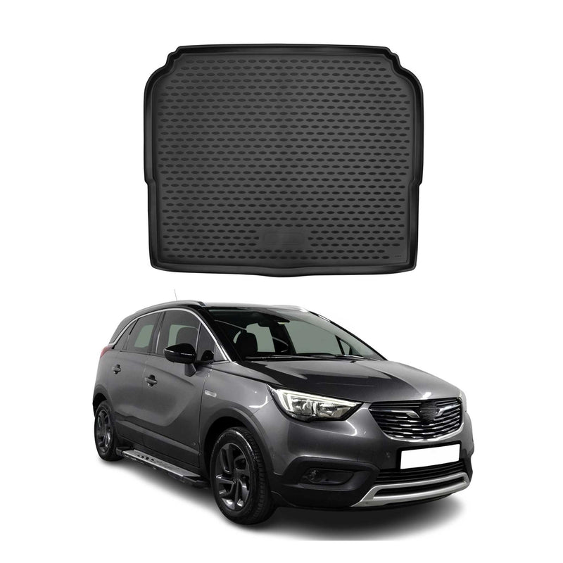 Tapis de Coffre pour Opel Grandland X 2017-2021 TPE Noir