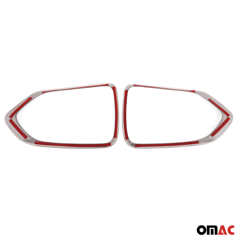 Cadre Phare Antibrouillard pour Kia Sorento 2010-2012 en acier inox Chromé