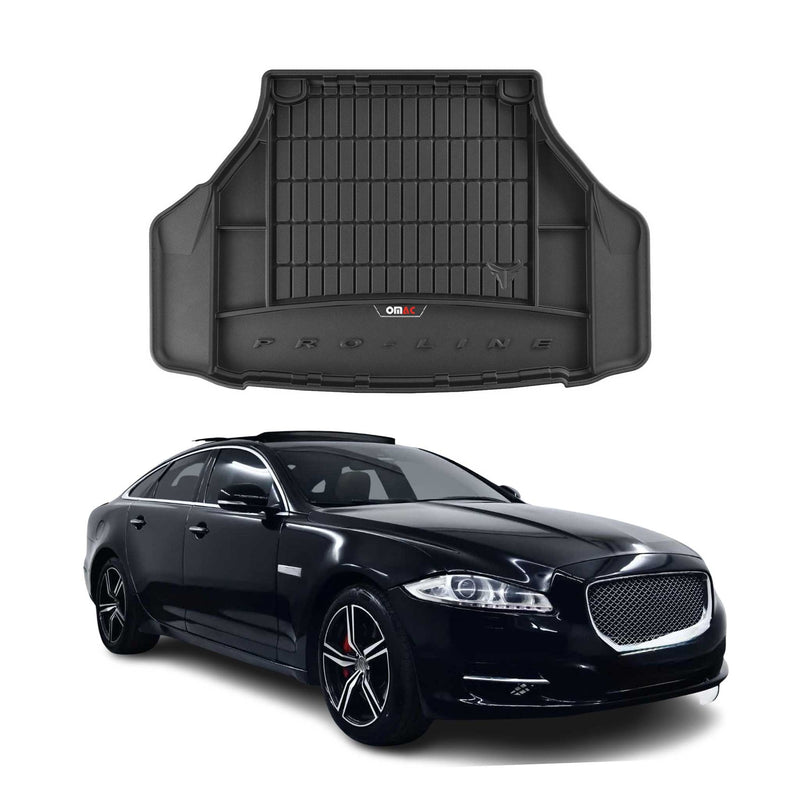 Tapis de Coffre pour Jaguar XJR 2010-2015 TPE Noir Antidérapant Imperméable