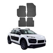 Tapis de Sol pour Citroen C4 Cactus 2014-2020 Caoutchouc Noir