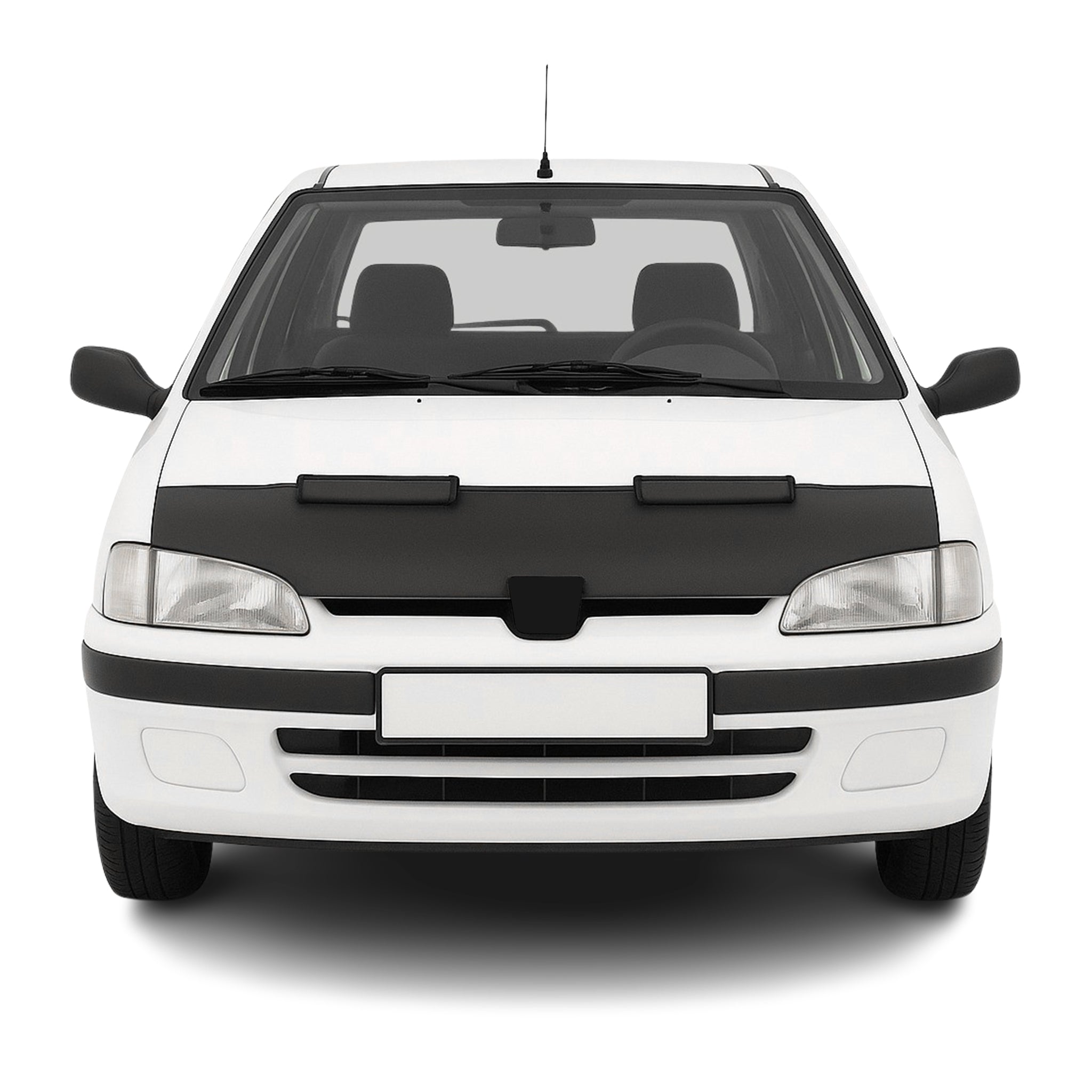 Protège Capot pour Peugeot 106 1992-2002 Masque de voiture vinyle Noir