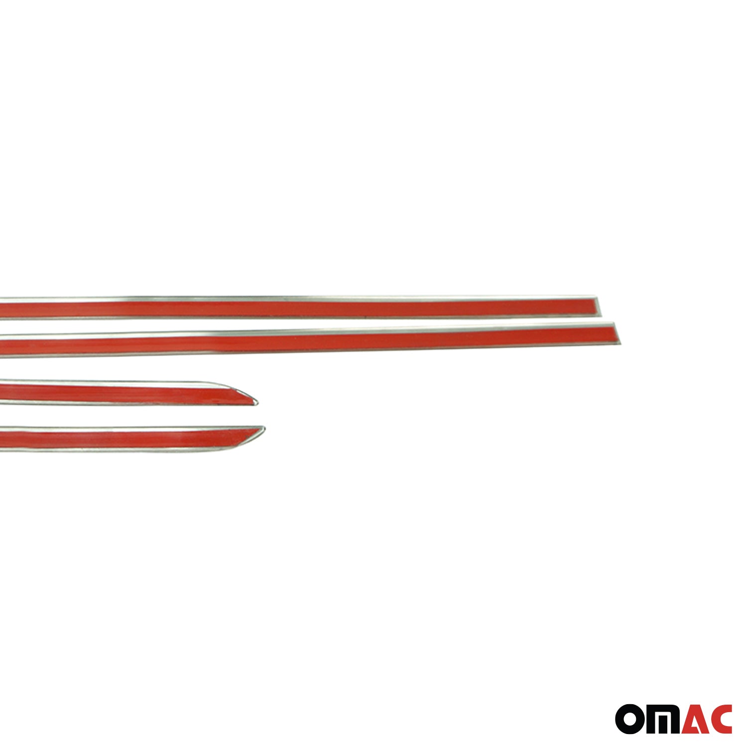 Garniture Baguette de porte latérale pour Smart Forfour 453 454 2014-2021 inox