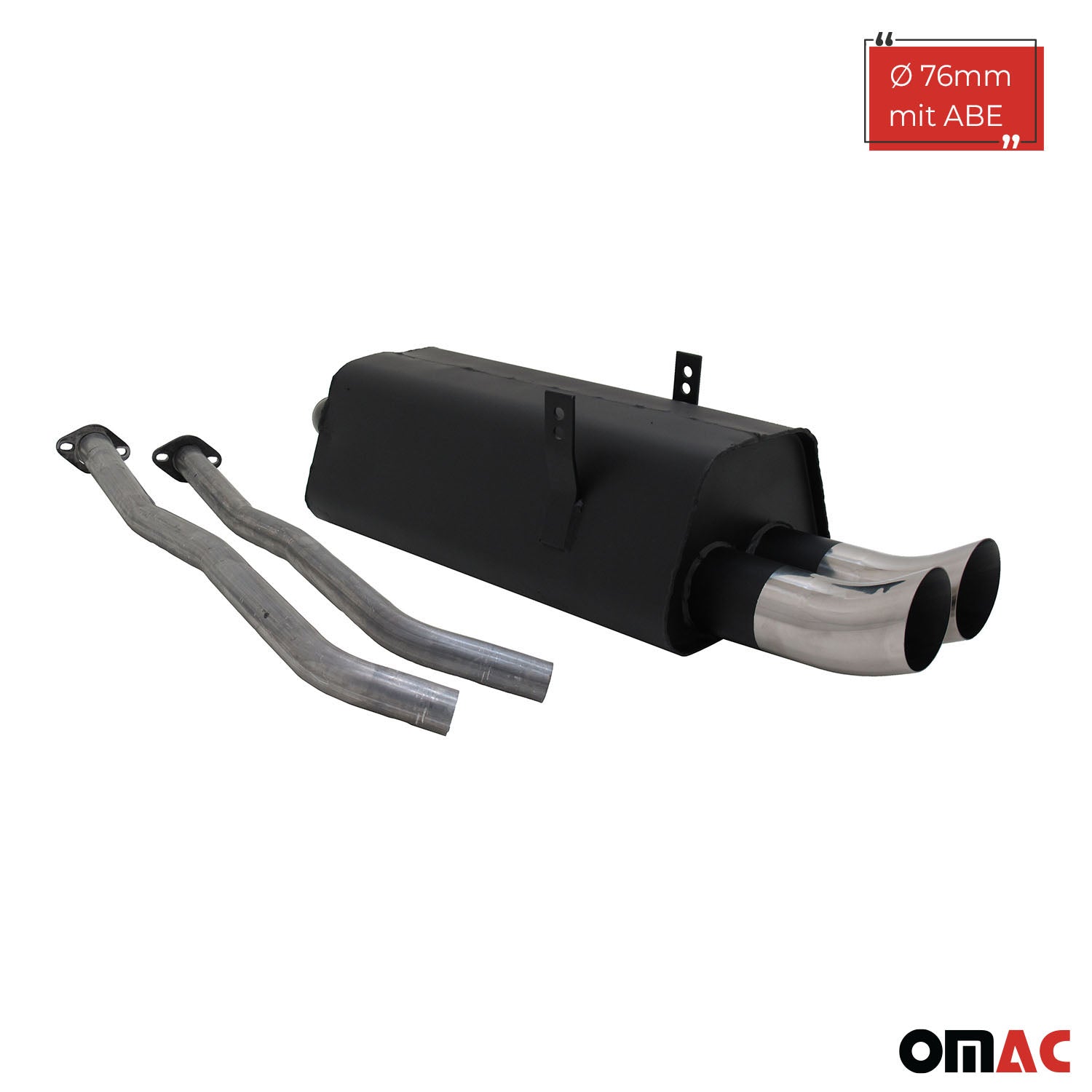 Échappement arrière sport Novus pour BMW Série 3 E36 325i 2x76mm DTM avec ABE